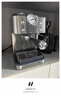 德龙（Delonghi）咖啡机 意式半自动家用15Bar泵压专业压力计 美式咖啡 快速加热技术 可调式奶泡 金属机身EM450.M 银色 小巧机身 稳定压力 定制杯量 自动关机 实拍图