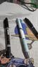 百乐（PILOT）P500黑色中性笔签字笔水笔0.5直液式走珠笔文具套装办公用品刷题笔高颜值（2黑1红） 3支装 实拍图