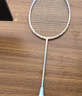 李宁（LI-NING）羽毛球拍全碳素单拍锋影系列超轻5U进阶训练比赛拍白色 已穿线 实拍图