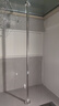 MYMOODHOUSE免打孔伸缩晾衣杆304不锈钢浴帘杆阳台晾衣架衣柜挂衣横杆90-160 实拍图