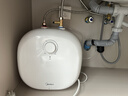 美的（Midea）【8年质保】11升储水式小厨宝家用速热一级能效非即热式电热水器厨房热水宝国家补贴F11-20CB6(HE) 实拍图