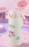 膳魔师美乐蒂儿童保温杯316L不锈钢吸管杯锁扣儿童学生水杯460ml 粉 实拍图
