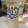 瑞幸咖啡304不锈钢双饮咖啡杯保温保冷咖啡杯 拎拎杯经典蓝670ml 实拍图