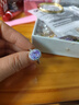 XUPING旭平首饰2026新款 鸽子蛋 轻奢戒指女生新年生日礼物X001107362 浅紫色（不可调节 #6b 实拍图