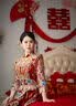 秀禾世家重工秀禾服新娘2026新款凤冠霞帔中式结婚敬酒服婚服结婚大码1083 「新中式」N-1083 M (95~105斤)卡码拍大 晒单实拍图