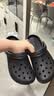 CROCS卡骆驰檀健次同款经典洞洞鞋男鞋一脚蹬女鞋沙滩鞋拖鞋|10001 黑色-001(含智必星) 41 /42(260mm) 实拍图