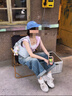 百丽（Belle）网面透气简约百搭老爹鞋女2026夏季薄款新款商场休闲鞋F6U1DBM6 浅灰色 37 (235mm) 实拍图