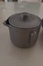 容山堂纯钛户外旅行茶具快客杯露营泡茶器便携式泡茶壶家用一人茶具 纯钛旅行泡茶壶-竖耳 实拍图