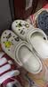 卡骆驰（CROCS）新款厚底云朵洞洞鞋送女友礼物206750 骨白色 41 -42 实拍图