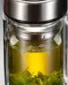天喜（TIANXI）玻璃杯加厚泡茶杯水杯大容量送礼茶水分离杯本色380ml父亲节礼物 实拍图