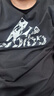 阿迪达斯（adidas）【特价清仓】夏季男女同款短袖男T恤跑步健身运动速干 黑白 2XL 实拍图