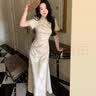 南木熊夏季女装2026年新款长裙国风少女新中式气质穿搭汉服旗袍连衣裙子 白色M【95-105斤】 实拍图