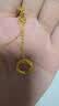 中国黄金（CHINA GOLD）莫比乌斯环黄金吊坠女足金锁骨项链爱无止境情人节礼物送女友老婆 【京速达】莫比乌斯 约0.5g【赠银镀金链】 实拍图