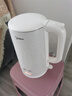 美的（Midea）电热水壶烧水壶钛材质2200W速沸恒温水壶彩钢外壳调奶器自动断电2L大容量2026新款MK-SH20M127-T 实拍图