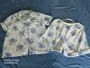 古今（GUJIN）夏季带胸垫新品100%纯棉睡衣女棉纱家居服可外穿睡裤大码套装XL 实拍图