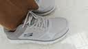 斯凯奇（Skechers）运动鞋男士夏季网面透气休闲鞋户外软底轻便跑步鞋232398 实拍图