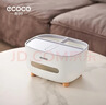 ecoco纸巾盒客厅桌面纸巾收纳盒高级感家用遥控器收纳盒餐巾多功能纸盒 【升级款-升级手机支架】北欧灰 实拍图