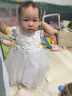 戴维贝拉（DAVE＆BELLA）女童连衣裙夏装白色礼服裙儿童网纱公主裙宝宝生日裙子 实拍图