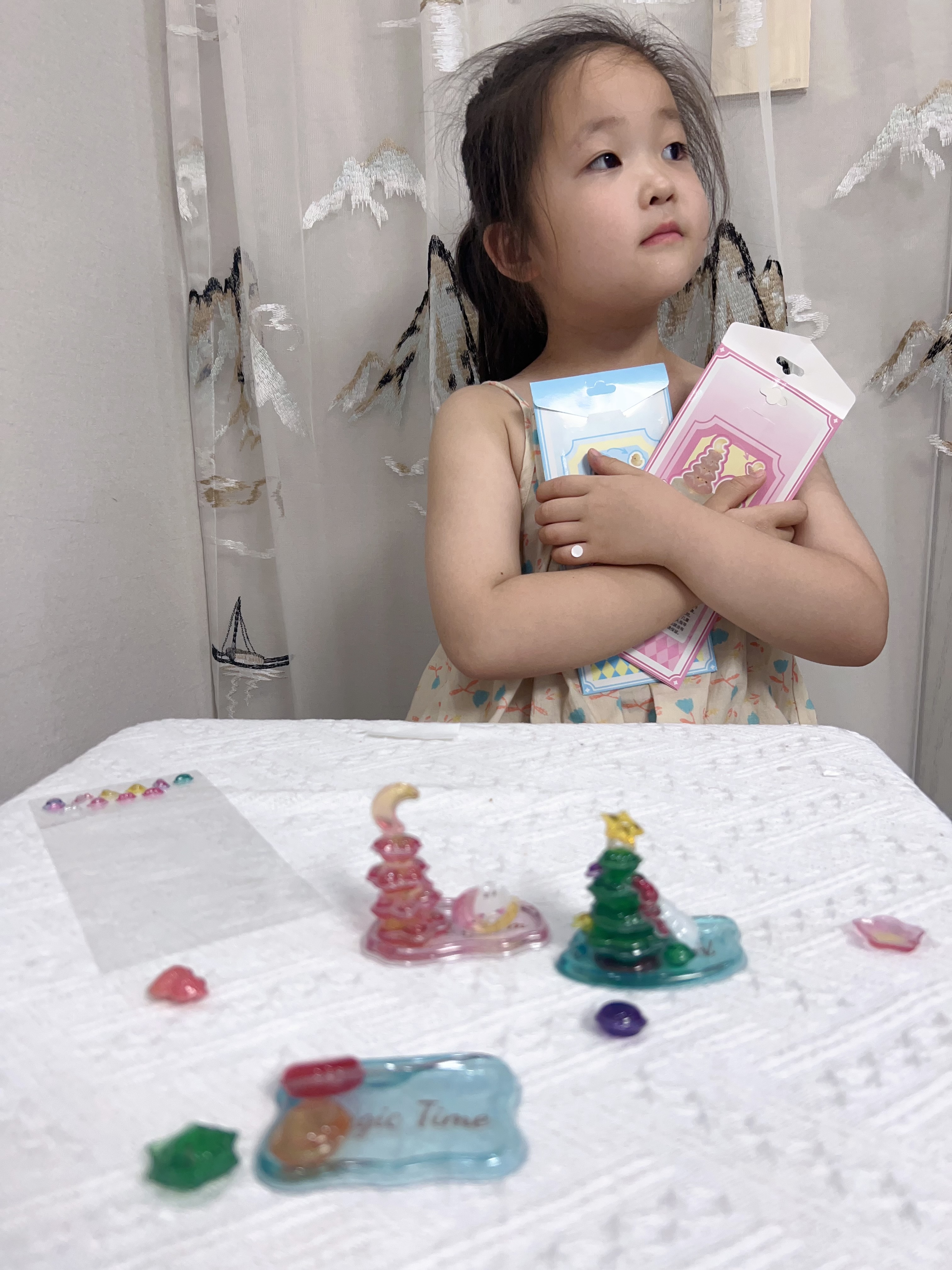 尚美贝贝儿童3D立体浮雕叠叠乐手工diy粘贴画拼装玩具3-6岁女孩童生日礼物 实拍图