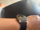 【京东健康关爱版】Apple/苹果Watch Ultra3 蜂窝款49毫米原色钛金属表壳浅蓝色高山回环式表带M 实拍图