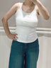 爱宝适哺乳背心吊带孕产妇免穿文胸产后喂奶衣哺乳内衣上衣M506 白色XXL 实拍图