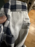 MUJI[自营限定款]男士无侧缝 双层纱织睡衣 纯棉家居服 藏青色格纹 M 实拍图