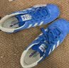 adidas「T头鞋」STADT经典时尚薄底运动板鞋男女阿迪达斯三叶草   蓝色/乳白色/纸板黄 (推荐女生选小半码)   38 实拍图