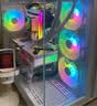 华硕TUF GAMING TR120 雷光 白色机箱风扇 ARGB风扇/PWM温控调速/双层LED阵列/28mm厚扇 实拍图
