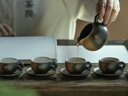 万仟堂（Edenus）高档茶具套装家用客厅茶壶茶杯茶具泡茶器功夫茶礼物礼盒万事胜意 秋山窑变釉【1壶1海1漏6杯6碟】 15件 实拍图