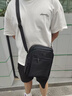 七匹狼斜挎包小包男士单肩包背包帆布通勤包2026新款时尚休闲旅行包男包 商务标准号【多层分装收纳袋】 实拍图