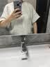 MUJI 女式 汉麻水洗 短袖罩衫女士衬衫上衣 女款女装26年春夏BC2RAA6S 米白色条纹 L （165/88A） 实拍图