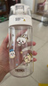 膳魔师（THERMOS）儿童水杯手提杯运动水杯吸管杯学生上学杯子出行直饮杯大容量水壶 CHiiKAWA双盖水杯礼盒550ml TCSJ 实拍图