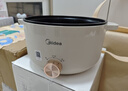 美的（Midea）电煮锅电火锅电炒锅多功能锅电热锅火锅专用锅家用大容量电锅一体锅学生宿舍泡面小电锅 3L  +一体+1000W+不粘涂层丨HGE2510 实拍图