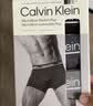 Calvin Klein内衣【吸湿速干】男士三条装提花ck棉质微弹舒适贴身三角内裤男 I03-月光白/枫叶红/海涛蓝 3条 M 实拍图