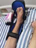 中量钉子鞋丁字防旋鞋医用康复足托卧床专用防足下垂矫正器足踝矫形鞋 灰色防旋转支架款【单只】 L码：42码以上 实拍图