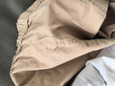 MUJI 男式 棉水洗府绸 短裤休闲短裤男款夏季纯棉全棉AED14A2S 米色 S 实拍图