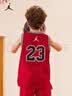 NIKE JORDAN 耐克AJ童装男童23号篮球服背心2026夏季网眼透气儿童衣服 杰斯特红 140 /68 【建议身高128-140cm】 实拍图
