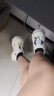 邦帛世洞洞鞋女2026夏季新款可爱小狗拖鞋外穿厚底增高沙滩海边高跟凉鞋 【小狗无语】-白色洞洞鞋 40-41 实拍图