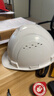 霍尼韦尔（Honeywell）安全帽 H99S 纯ABS材质工地建筑头盔高级领导监理防砸抗冲击 白色透气1顶 实拍图