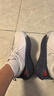 SAUCONY【彭于晏同款】索康尼胜利22专业强缓震跑鞋男厚底跑步鞋运动鞋男 白深兰218 43 实拍图