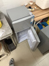 志高（CHIGO）小冰箱迷你小型家用冷藏冷冻两用宿舍出租房用双门办公室电冰箱节能省电 【一级能效】82L银色【全国联保丨节能省电】 实拍图