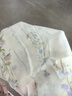 婧麒（JOYNCLEON）月子服夏薄款竹棉孕妇睡衣产后哺乳待产胸垫家居服 蓝L Jyz157092 实拍图