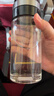 希诺单层玻璃杯大容量便携提环运动水杯男过滤泡茶杯子XN-9075 530mL 实拍图