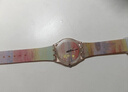 斯沃琪（Swatch）瑞士手表 变色石英腕表开学礼物送女友 猩红的夕阳 实拍图