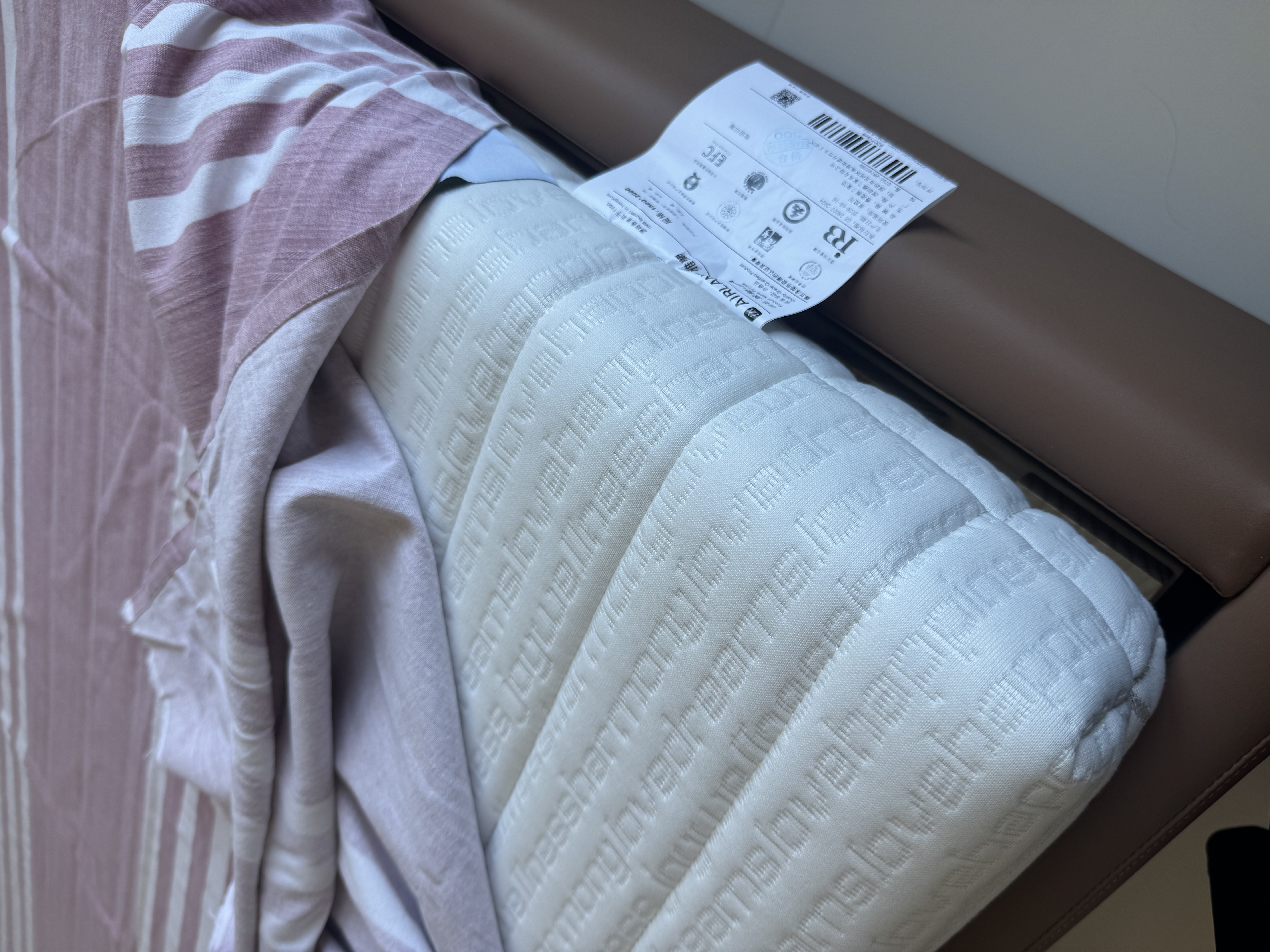 雅兰（AIRLAND）儿童床垫青少年专用护脊学生弹簧床垫抗菌黄麻硬床垫 致爱+ 致爱+【双面硬睡感】 1.5*2m 实拍图