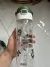 膳魔师（THERMOS）小鹦鹉儿童大容量吸管杯幼儿园男小学生开学tritan水杯必备绿 实拍图
