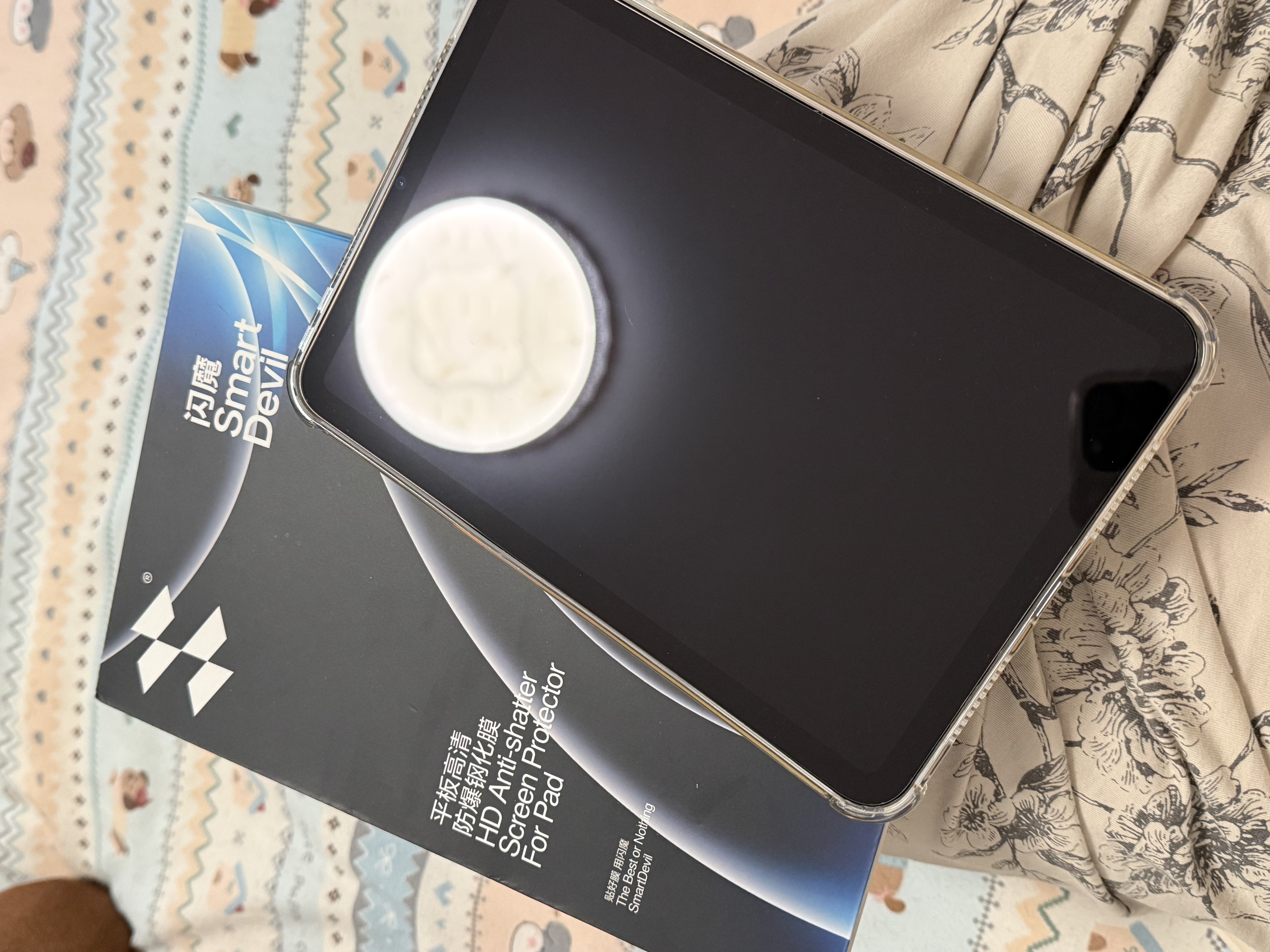 闪魔适用iPad pro钢化膜2026/25/22款air8/7/6/5保护膜11/12.9/13英寸高清抗蓝光平板膜 【加强版电镀双倍抗指纹】 ipad mini7/6 实拍图