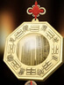 缤越铜八卦镜凸镜中国结挂件挂大门挂阳台室外铜镜子黄铜八卦镜11cm 实拍图