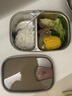 COODORA304不锈钢保鲜饭盒分格带饭微波炉可加热上班族食堂打饭便当餐盒 实拍图