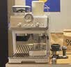 德龙（Delonghi）咖啡机 半自动咖啡机银骑士 意式美式家用现磨研磨一体机 可视压力手动打奶泡 EC9155.W 白色礼物 实拍图